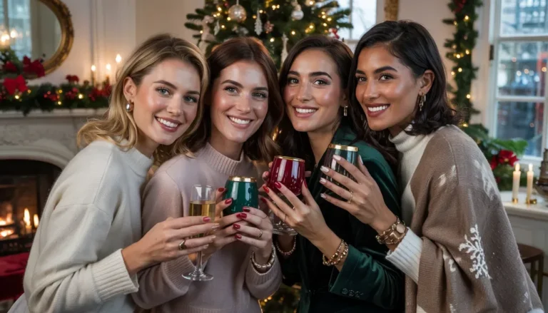 20 Timeless Classy Christmas Nails For An Elegant Holiday Look